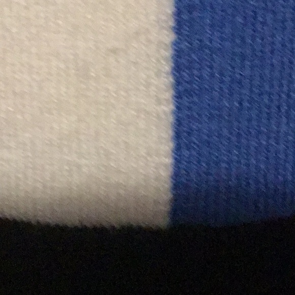 Ralph Lauren color block sweater black small off white and royal blue like new - Picture 4 of 5